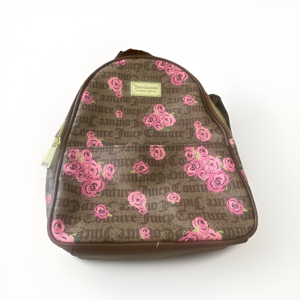 Juicy Couture Brown and Pink Backpack